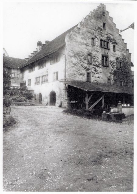 Postkarte von Otelfingen: Mühlegasse 2 um 1914