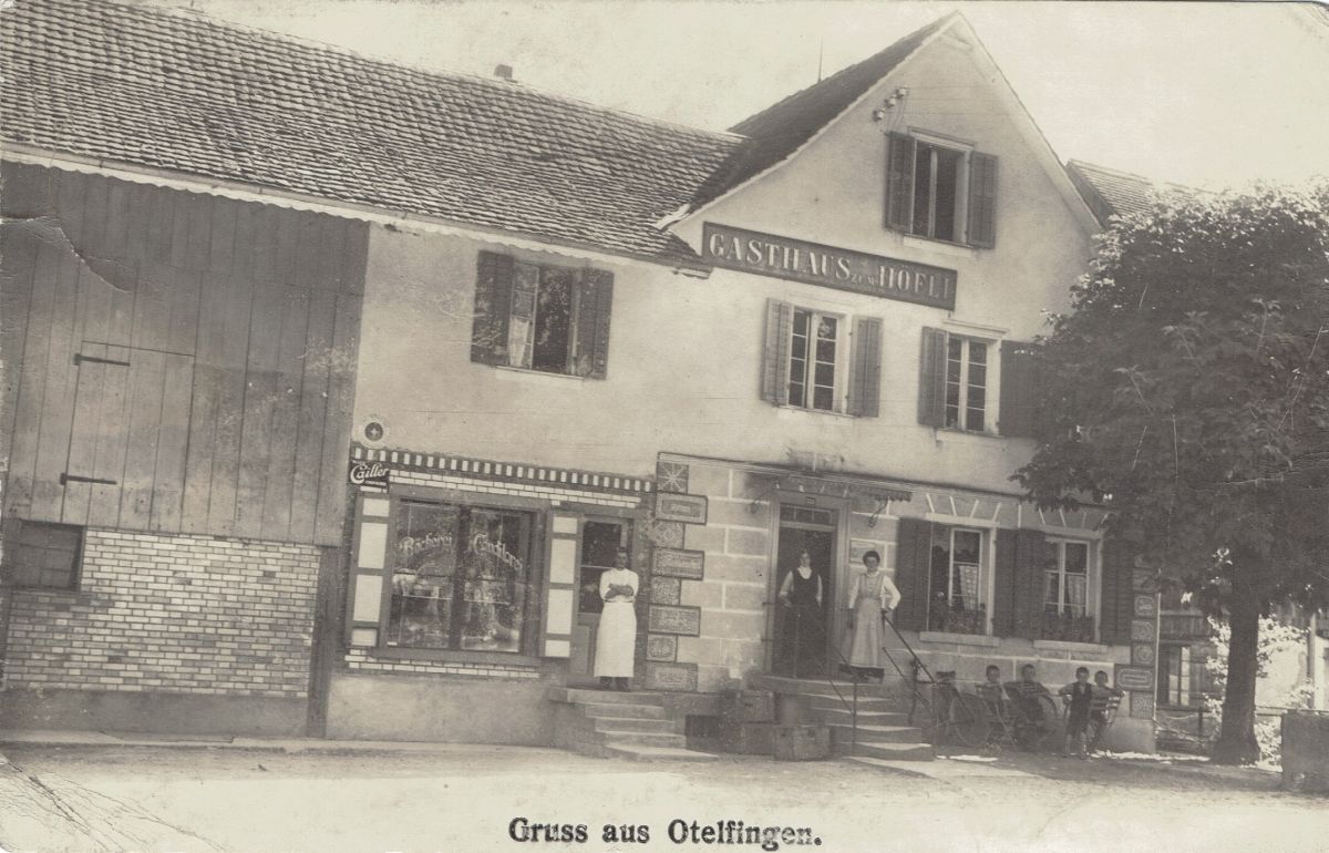 Ansichtskarte von Otelfingen: Landstrasse 26 | um 1915