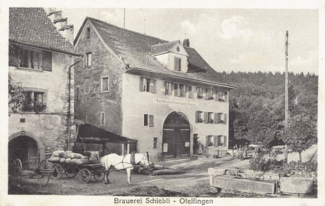 Postkarte von Otelfingen: Vorderdorfstrasse 41 um 1912