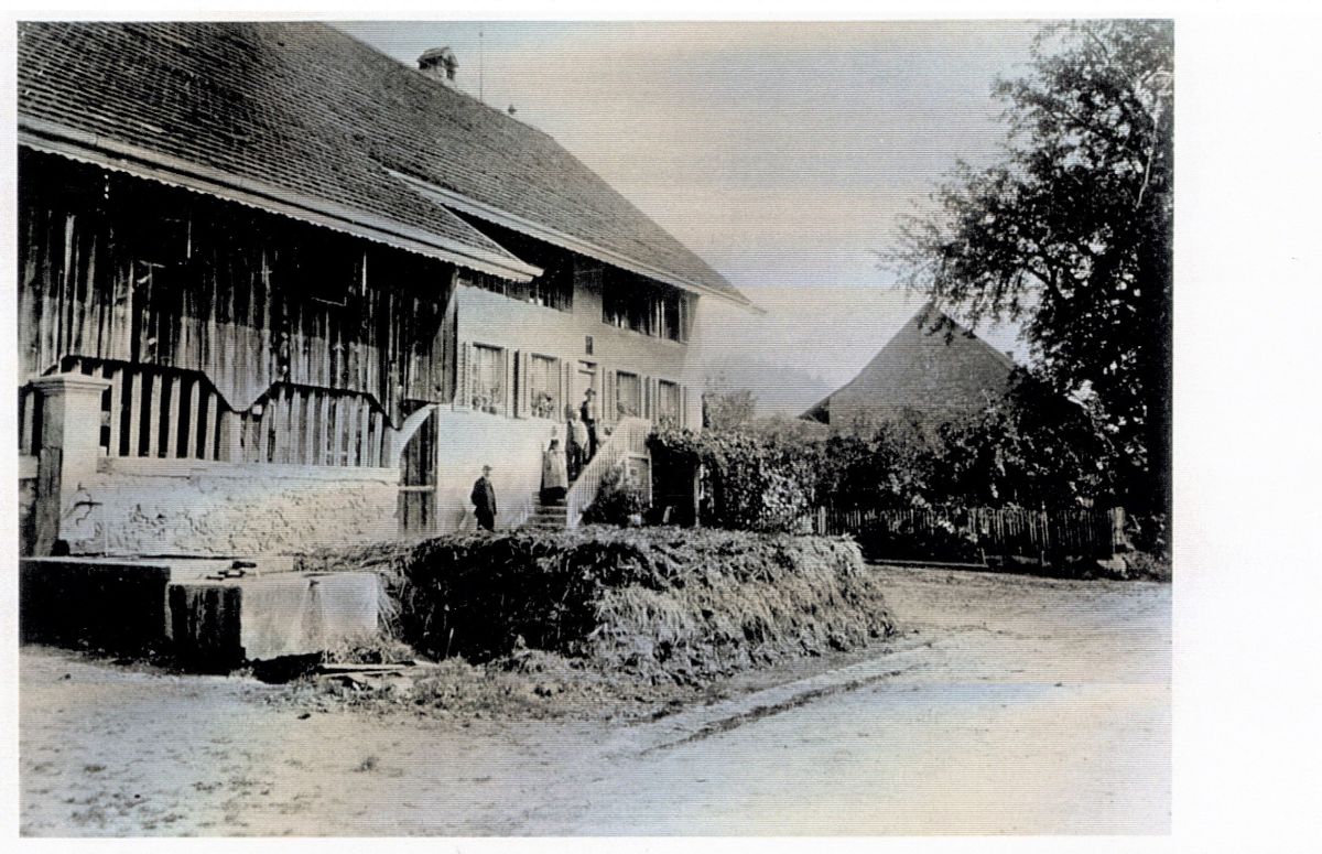 Ansichtskarte von Otelfingen: Landstrasse 3-7 | um 1910