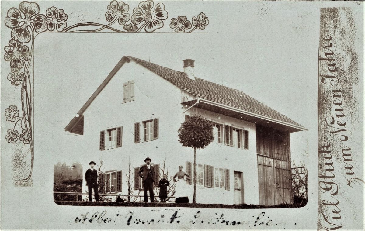Ansichtskarte von Otelfingen: Vorderdorfstrasse 53 | um 1905