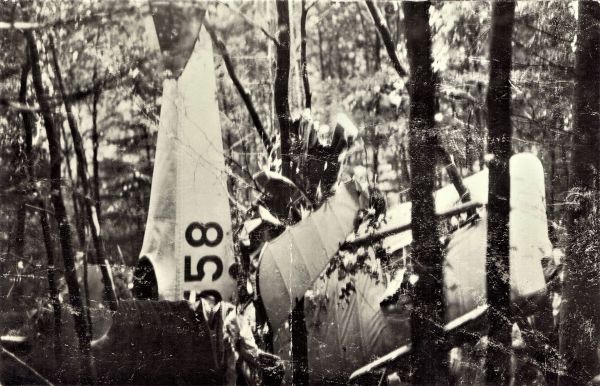 Ereignis auf einer Postkarte: Flugzeugabsturz | 1926