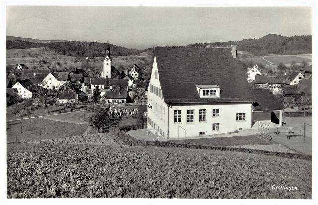 Ansichtskarte: Sekundarschulhaus Bühl | um 1940