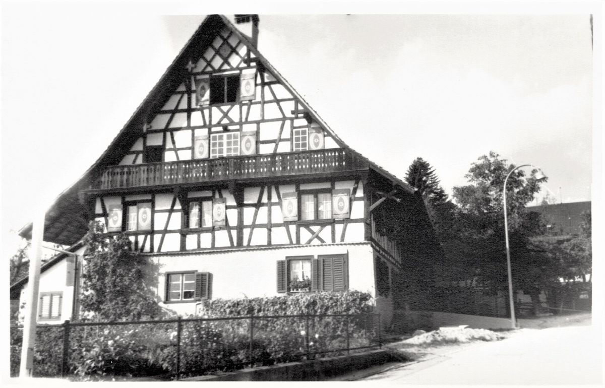 Ansichtskarte von Otelfingen: Hinterdorfstrasse 9 | 1966