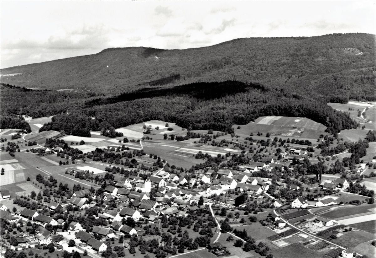Ansichtskarte von Otelfingen: Flugaufnahme | 1958