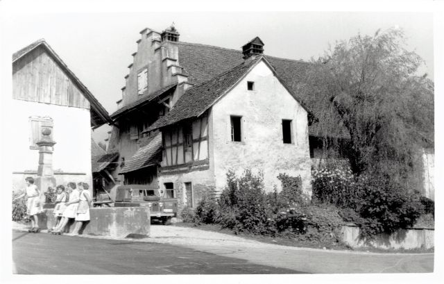 Postkarte von Otelfingen: Mühlegasse 2 1961
