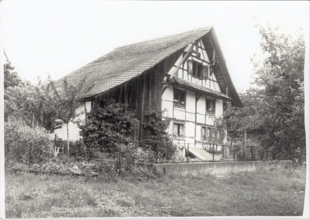 Postkarte von Otelfingen: Hinterdorfstrasse 10 1953
