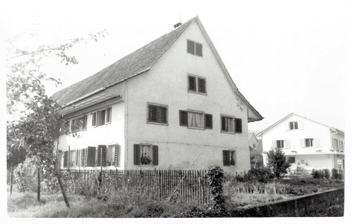 Ansichtskarte von Otelfingen: Schmittengasse 10-16 | 1961