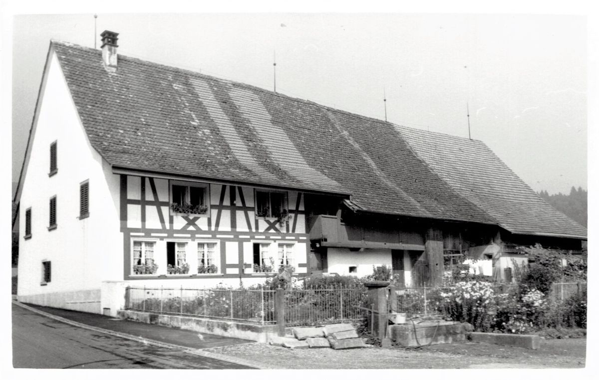 Ansichtskarte von Otelfingen: Schmittengasse 2-4 | 1961