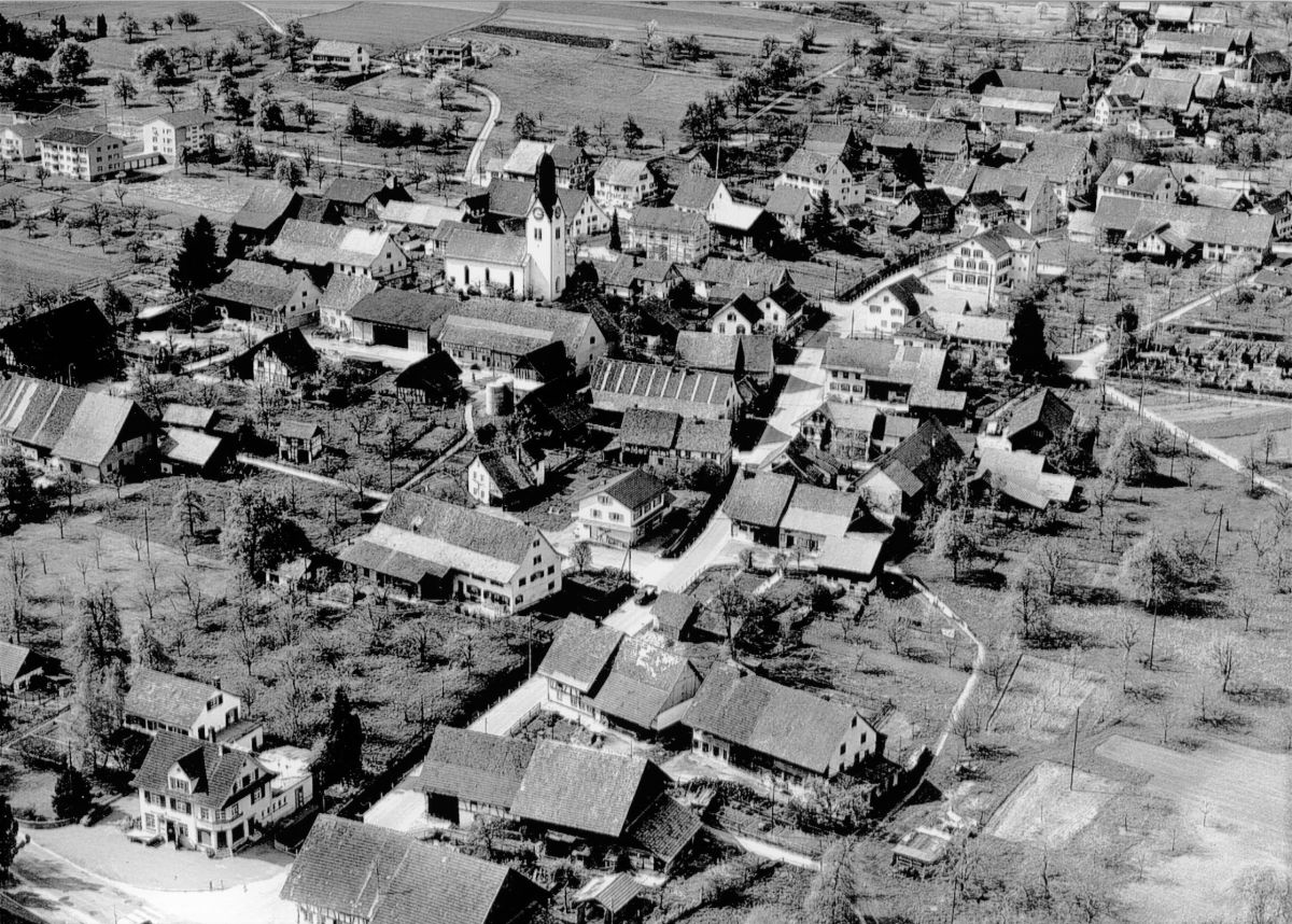 Ansichtskarte von Otelfingen: Flugaufnahme | 1965