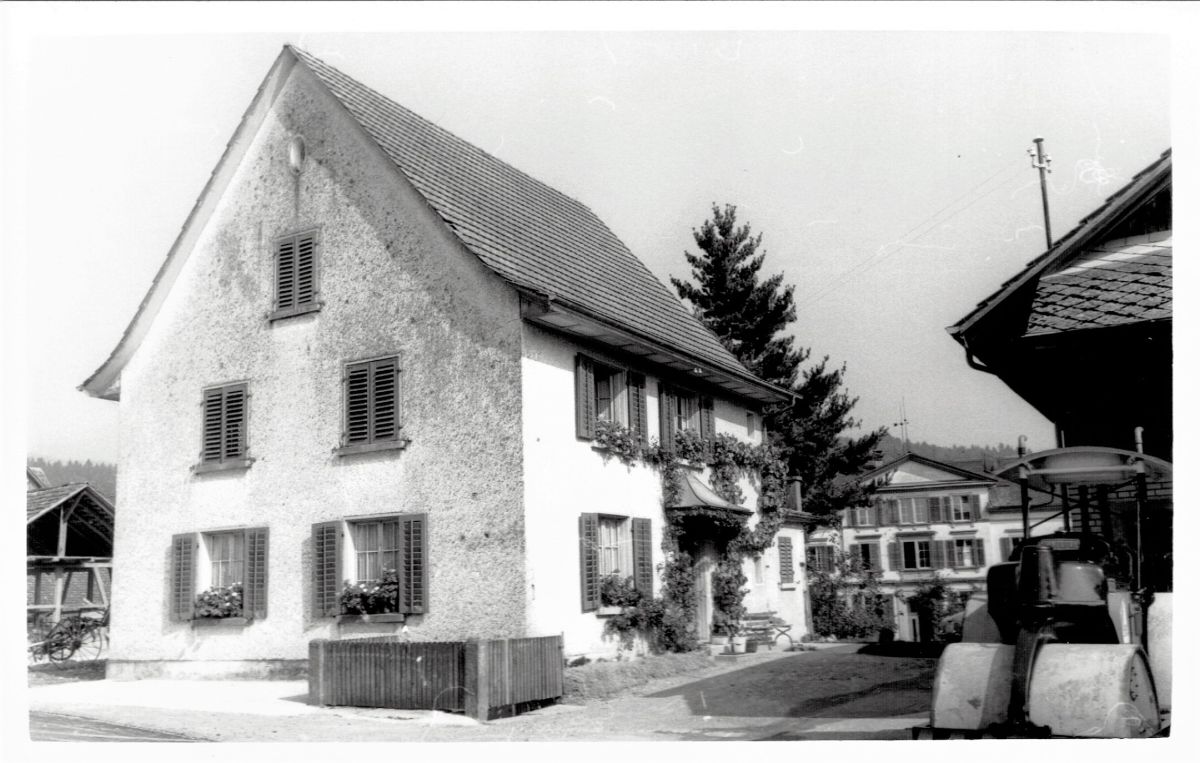 Ansichtskarte von Otelfingen: Hinterdorfstrasse 24 | 1961