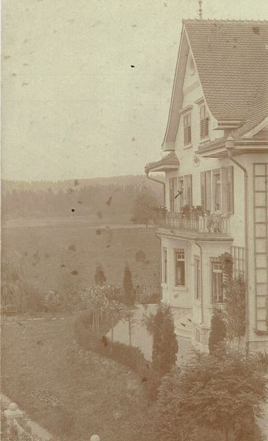 Postkarte von Otelfingen: Bahnhofstrasse 46 1918