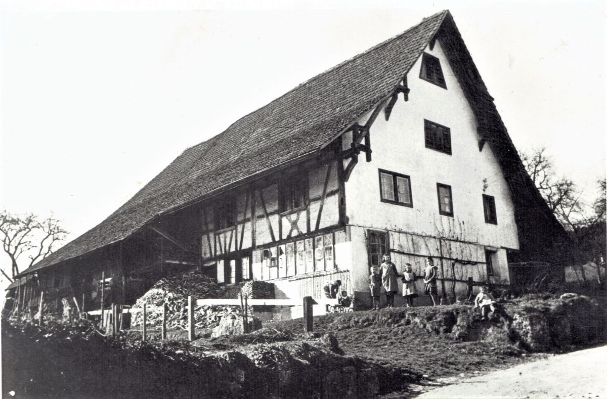Ansichtskarte von Otelfingen: Im Bungert | 1932