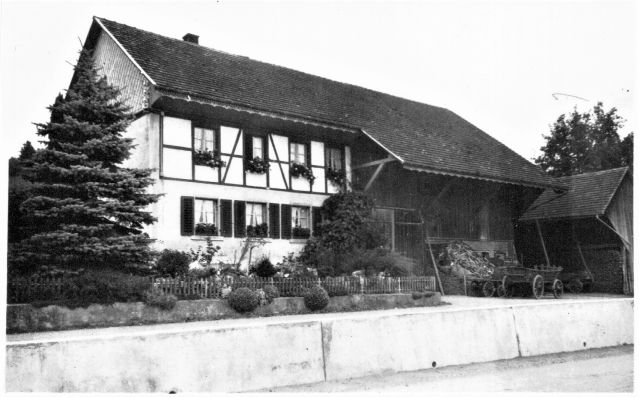 Postkarte von Otelfingen: Landstrasse 49 um 1974