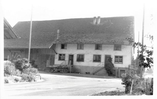 Postkarte von Otelfingen: Landstrasse/Würenloserstrasse 1961