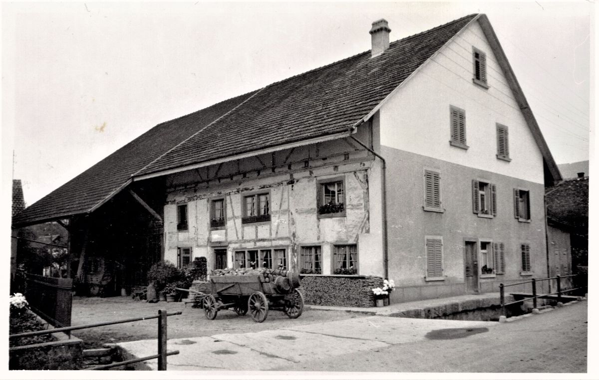 Ansichtskarte von Otelfingen: Schmittengasse 11 | um 1925