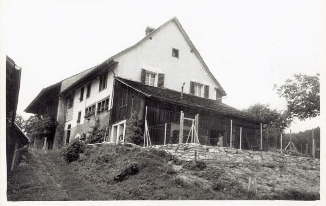 Postkarte von Otelfingen: Oberdorfstrasse 32 1953