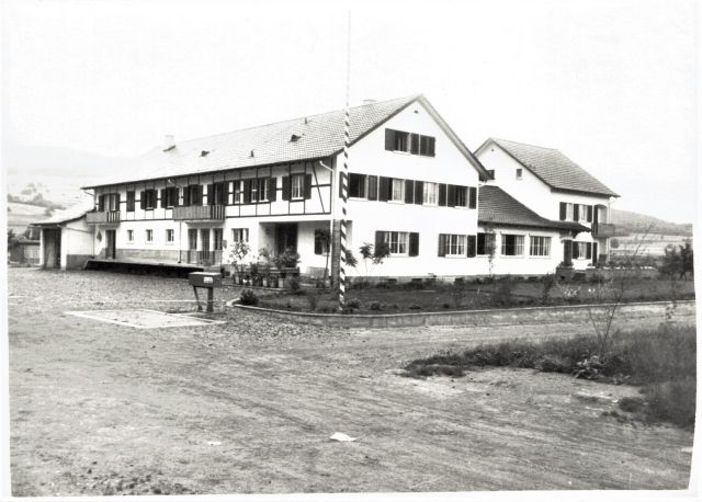 Postkarte von Otelfingen: Neue Riedstrasse 80-88 1953