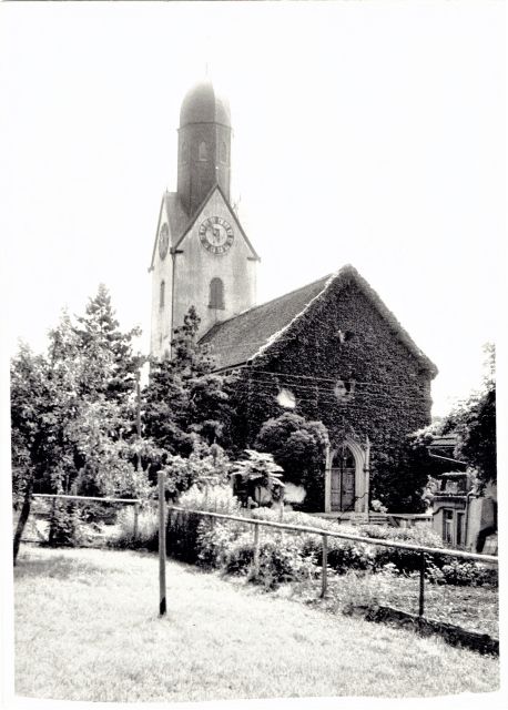 Postkarte von Otelfingen: Reformierte Kirche 1953