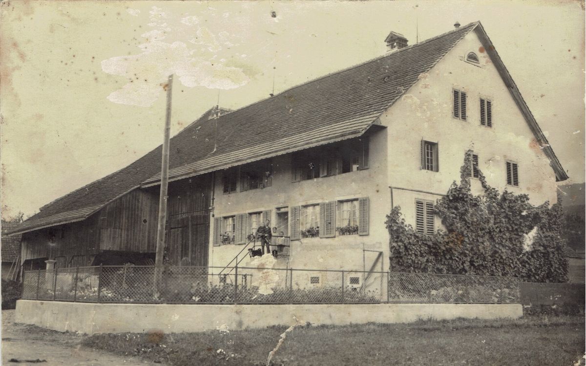 Ansichtskarte von Otelfingen: Landstrasse 3-7 | um 1922