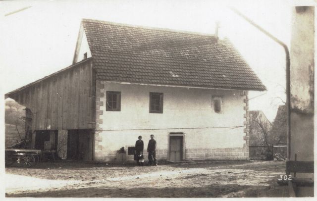 Postkarte von Otelfingen: Oberdorfstrasse 12 1923