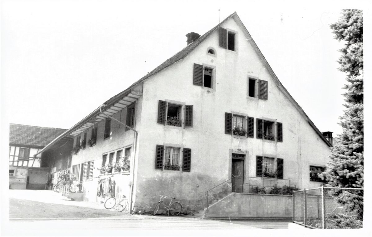 Ansichtskarte von Otelfingen: Hinterdorfstrasse 21 | 1961