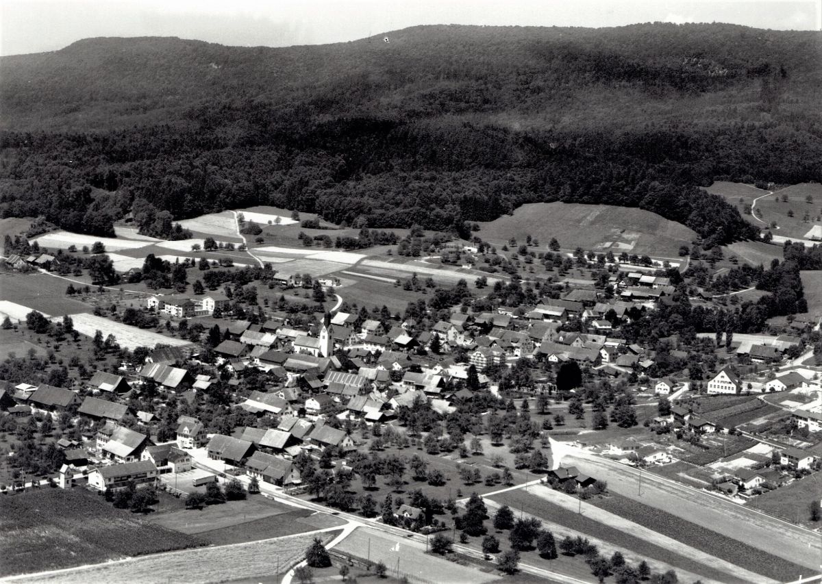 Ansichtskarte von Otelfingen: Flugaufnahme | 1966