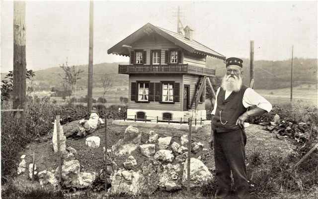Postkarte von Otelfingen: Bahnhofstrasse 47 um 1925