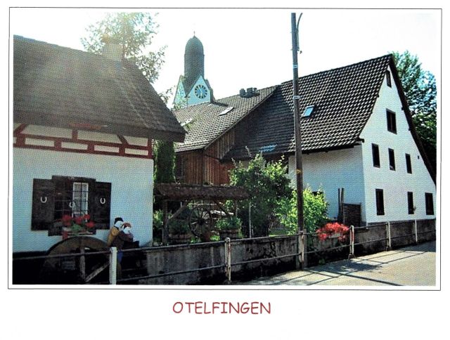 Postkarte von Otelfingen: Dorfansicht 2007