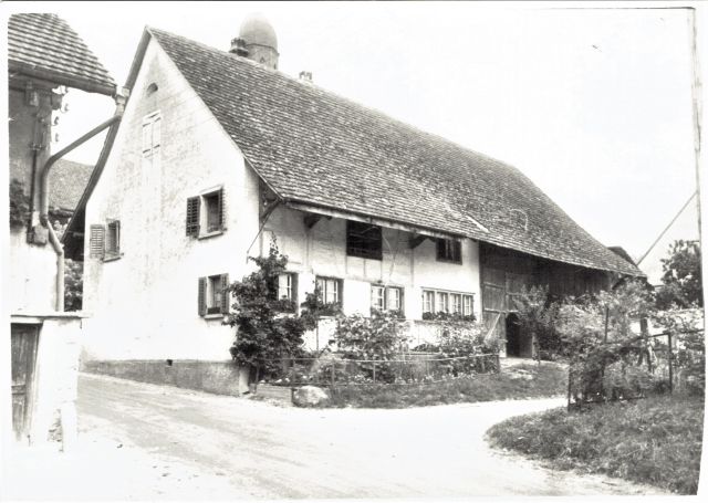 Postkarte von Otelfingen: Kirchgasse 5 1953