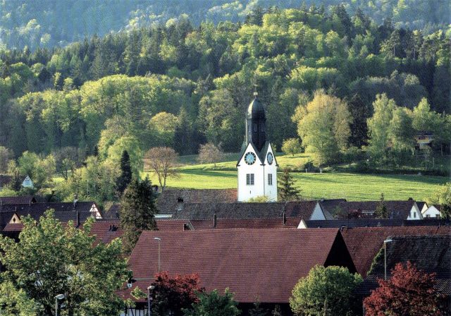 Postkarte von Otelfingen: Dorfansicht 2022