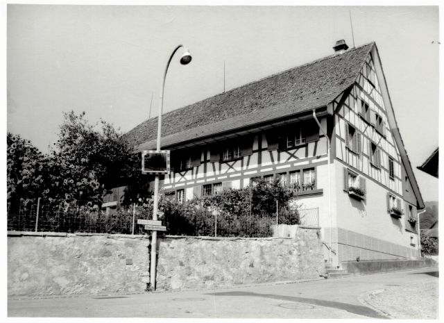 Postkarte von Otelfingen: Oberdorfstrasse 1 1966