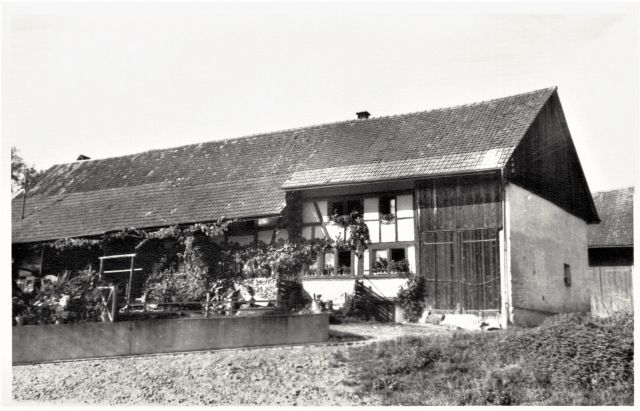 Postkarte von Otelfingen: Oberdorfstrasse 26 Bergstrasse 3 1966