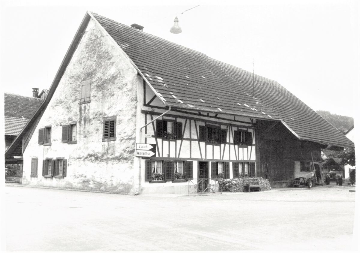 Ansichtskarte von Otelfingen: Vorderdorfstrasse 2 | 1953