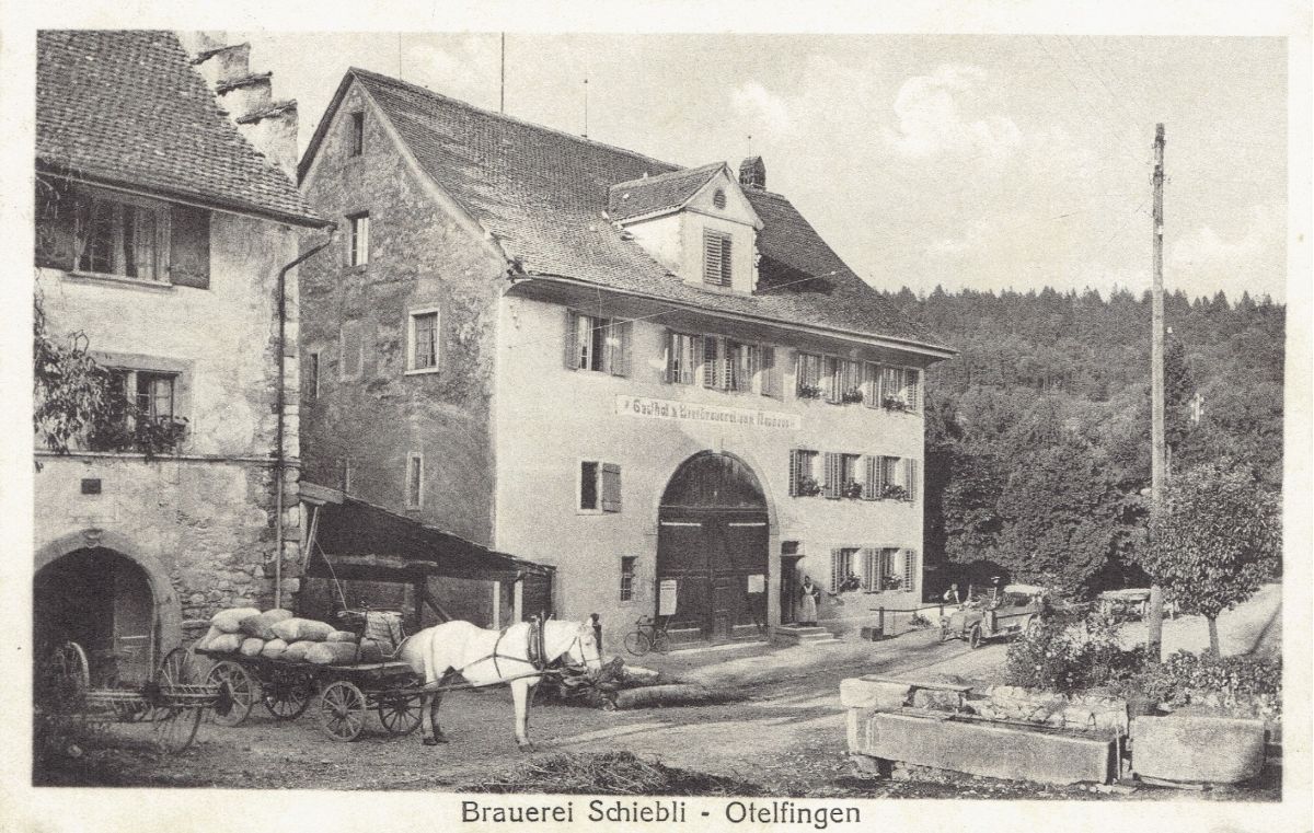 Ansichtskarte von Otelfingen: Vorderdorfstrasse 41 | um 1912