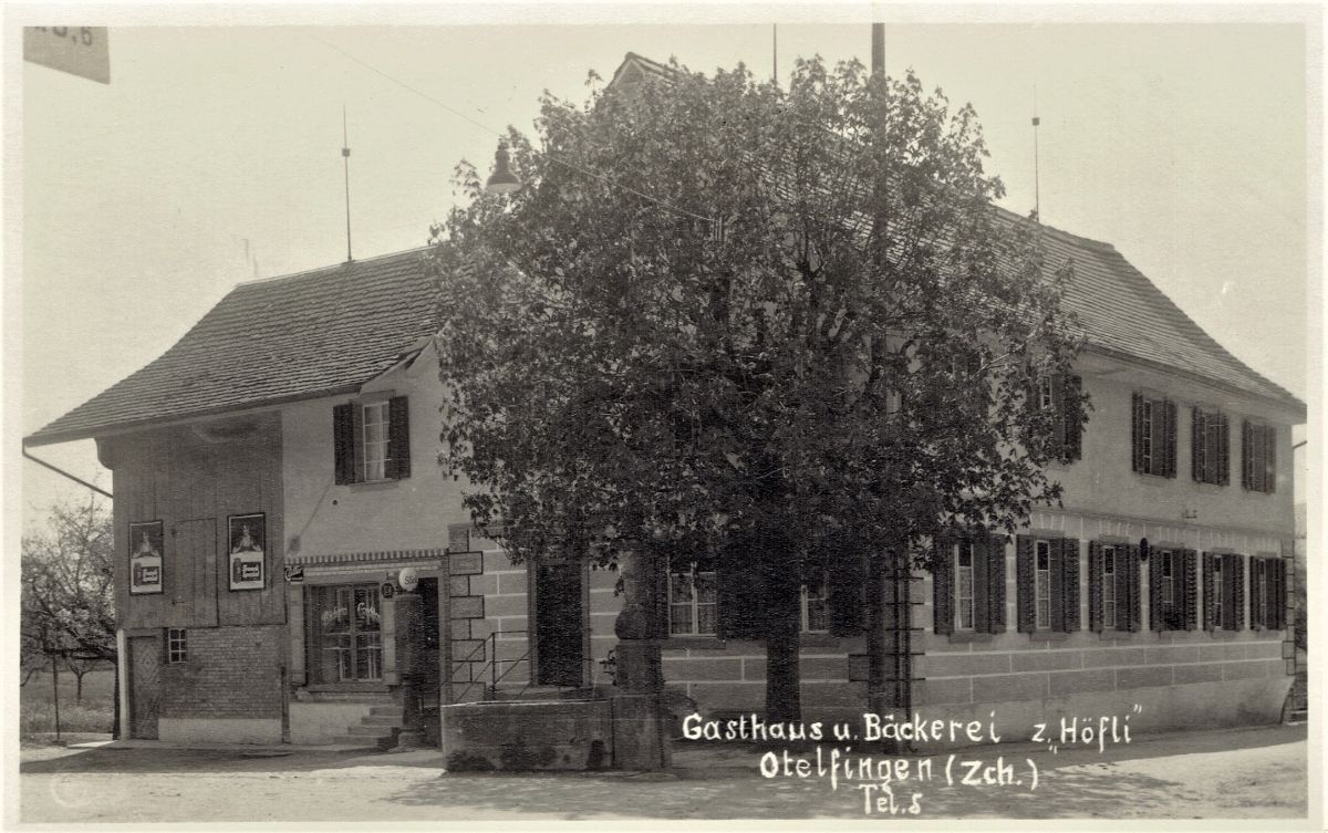 Ansichtskarte von Otelfingen: Landstrasse 26 | um 1925