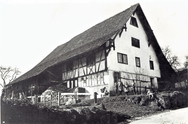 Postkarte von Otelfingen: Im Bungert 1932