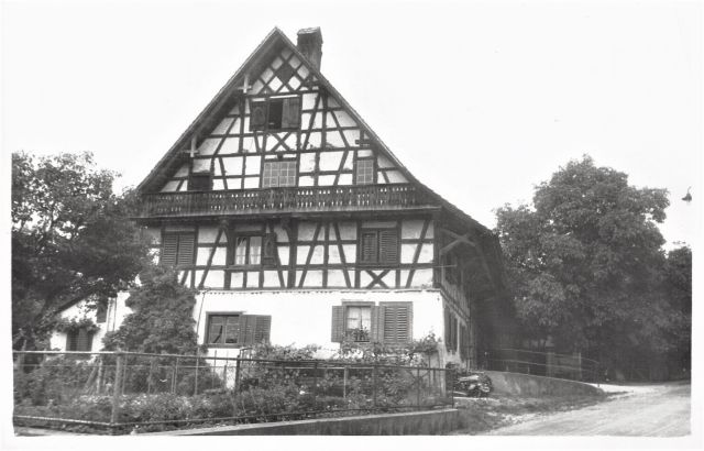 Postkarte von Otelfingen: Hinterdorfstrasse 9 1953