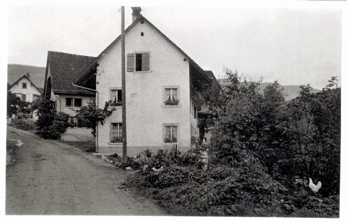 Ansichtskarte von Otelfingen: Oberdorfstrasse 12 | um 1950