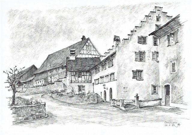 Postkarte von Otelfingen: Mühlegasse 2 1973
