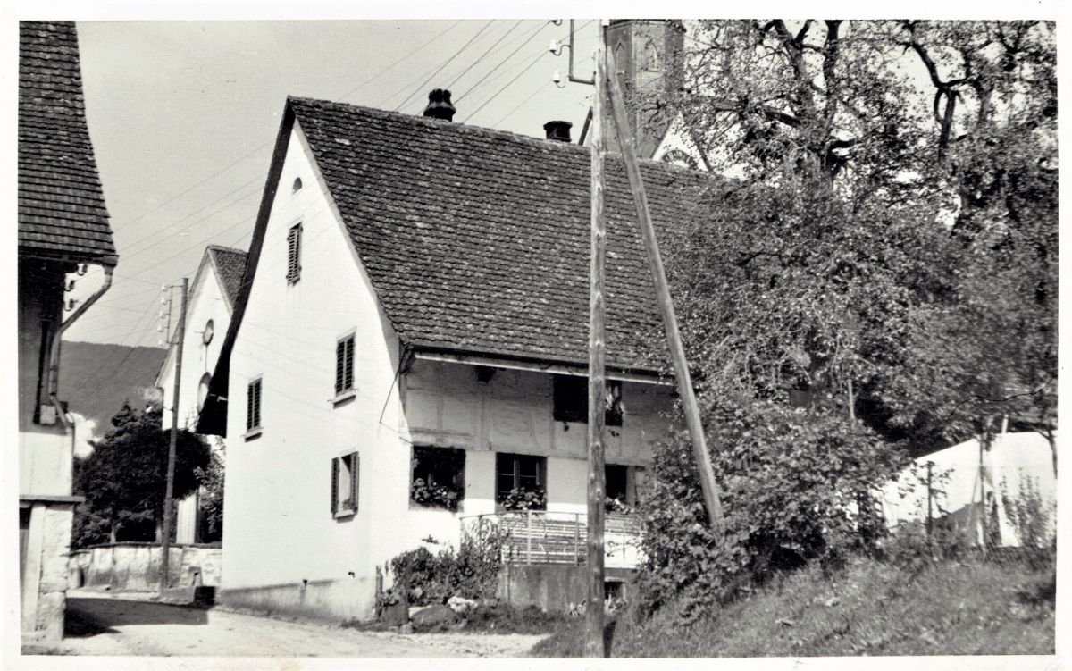 Ansichtskarte von Otelfingen: Kirchgasse 5 | 1950