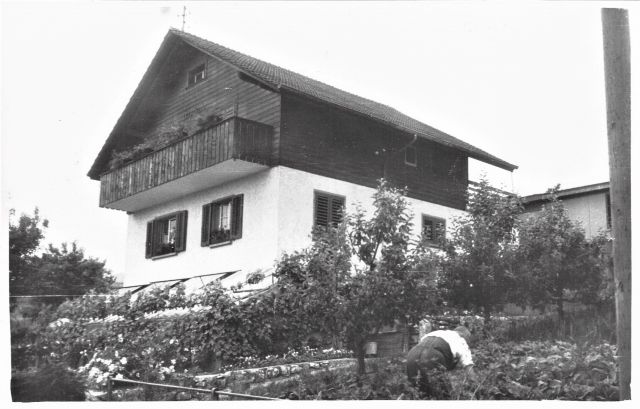 Postkarte von Otelfingen: Sandackerstrasse 29 1953