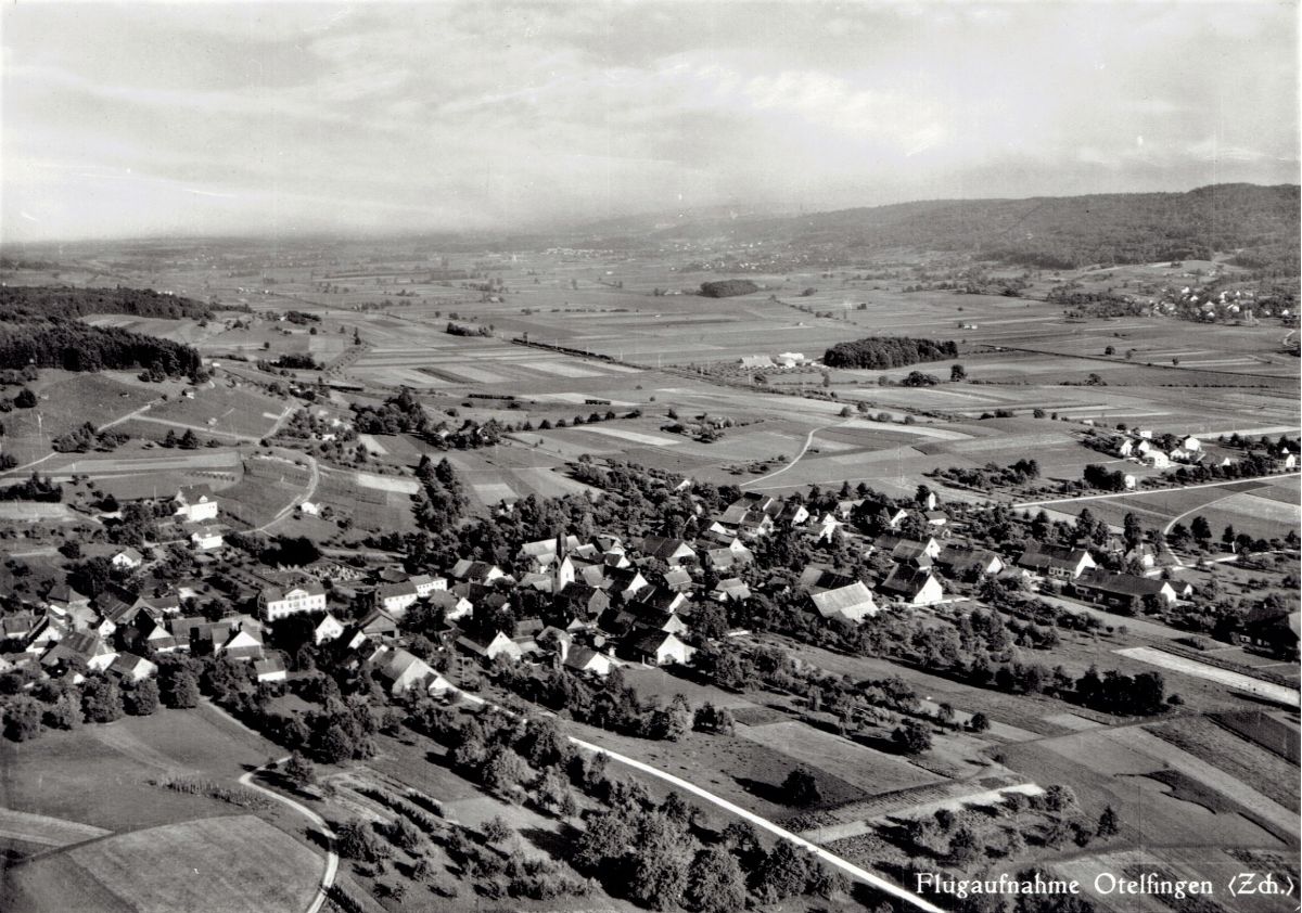 Ansichtskarte von Otelfingen: Flugaufnahme | 1951