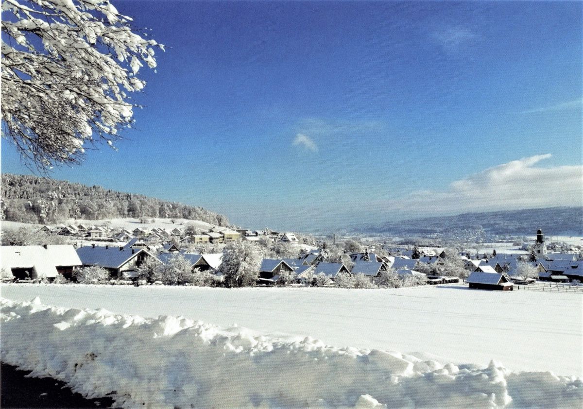 Ansichtskarte von Otelfingen: Dorfansicht | 2022