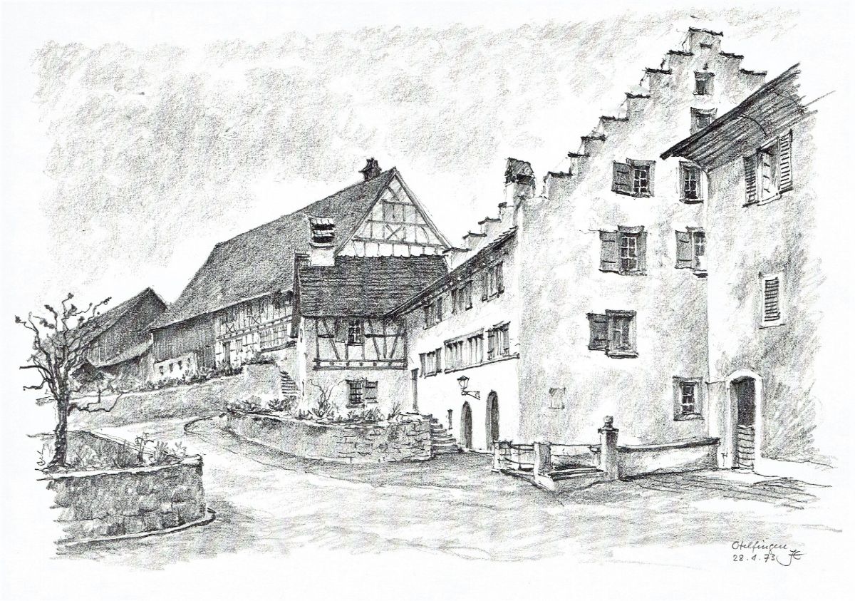 Ansichtskarte von Otelfingen: Mühlegasse 2 | 1973