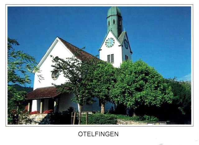 Postkarte von Otelfingen: Dorfansicht 2007