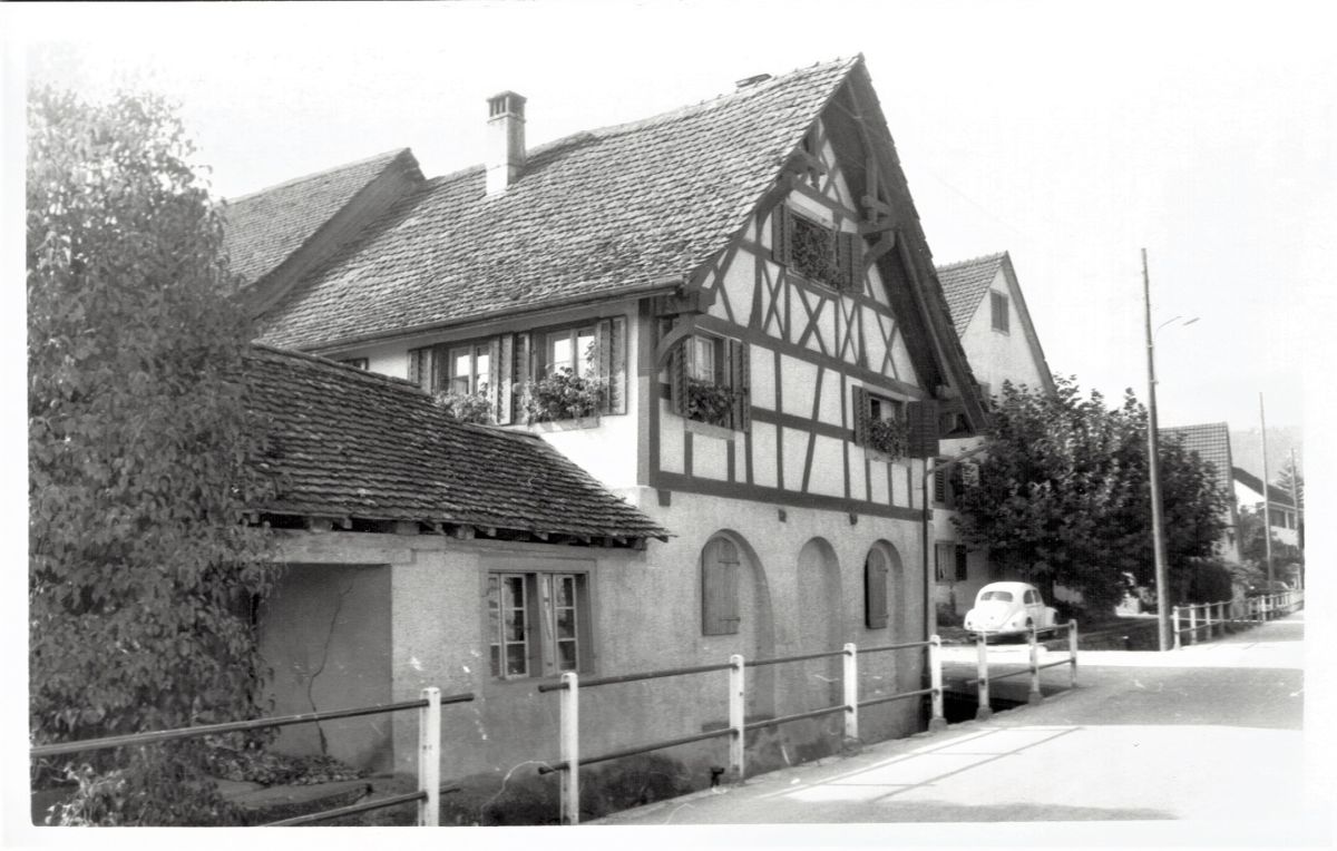 Ansichtskarte von Otelfingen: Vorderdorfstrasse 19 | 1961