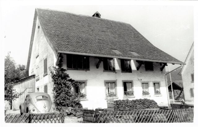 Postkarte von Otelfingen: Hinterdorfstrasse 23 1961