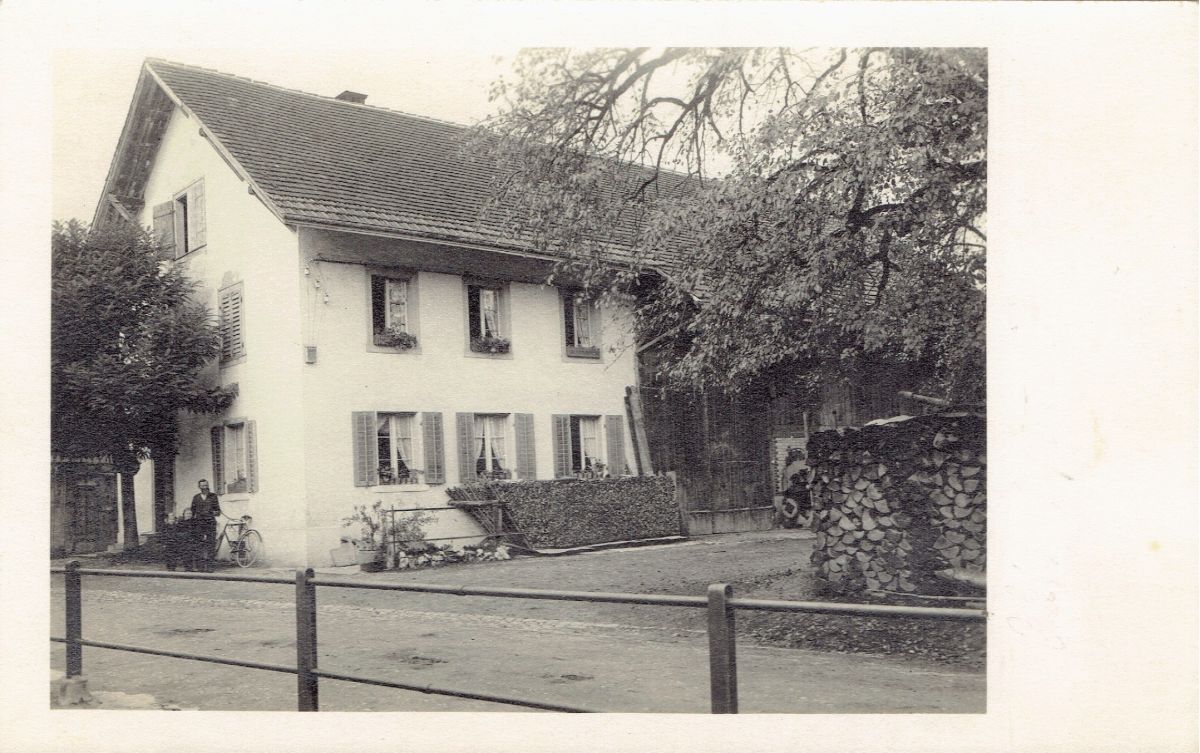 Ansichtskarte von Otelfingen: Vorderdorfstrasse 30 | 1923