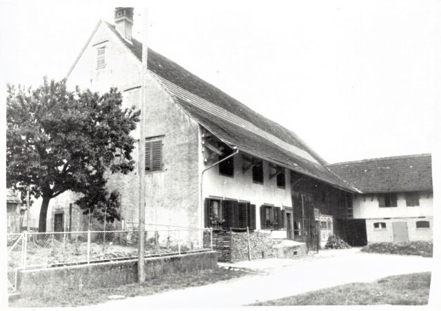 Postkarte von Otelfingen: Meiergässli 6 1953